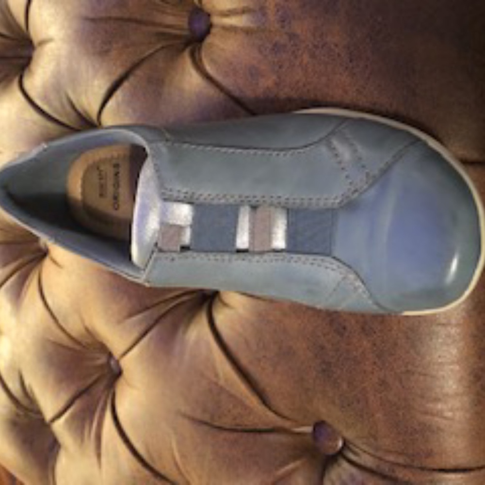 Earth Origin Toma-Moroccan Blue Leather Shoes